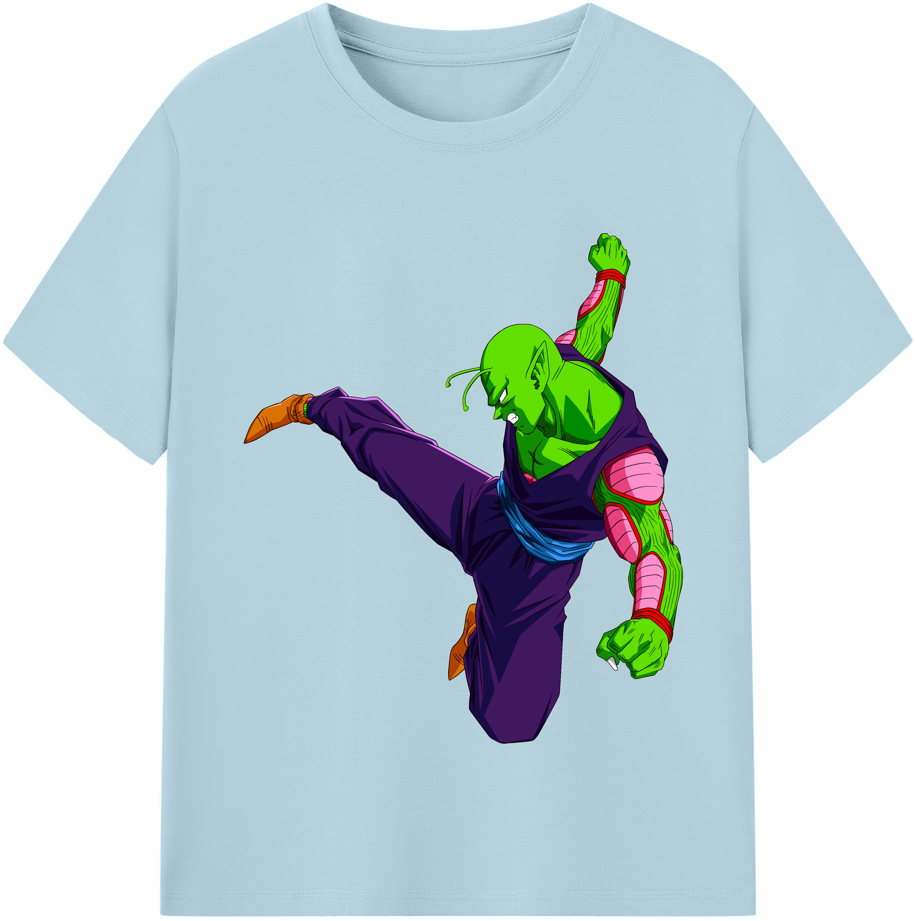 （画像用） ドラゴンボール ピッコロ DRAGON BALL Piccolo 綿100％半袖Tシャツ（フロントプリント）